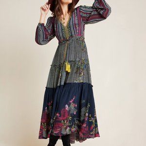 Anthropologie Tatiana Tiered Maxi Dress